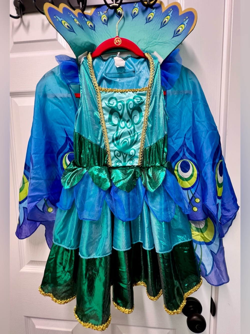 Peacock Fairy Costume for Kids - Blue & Green